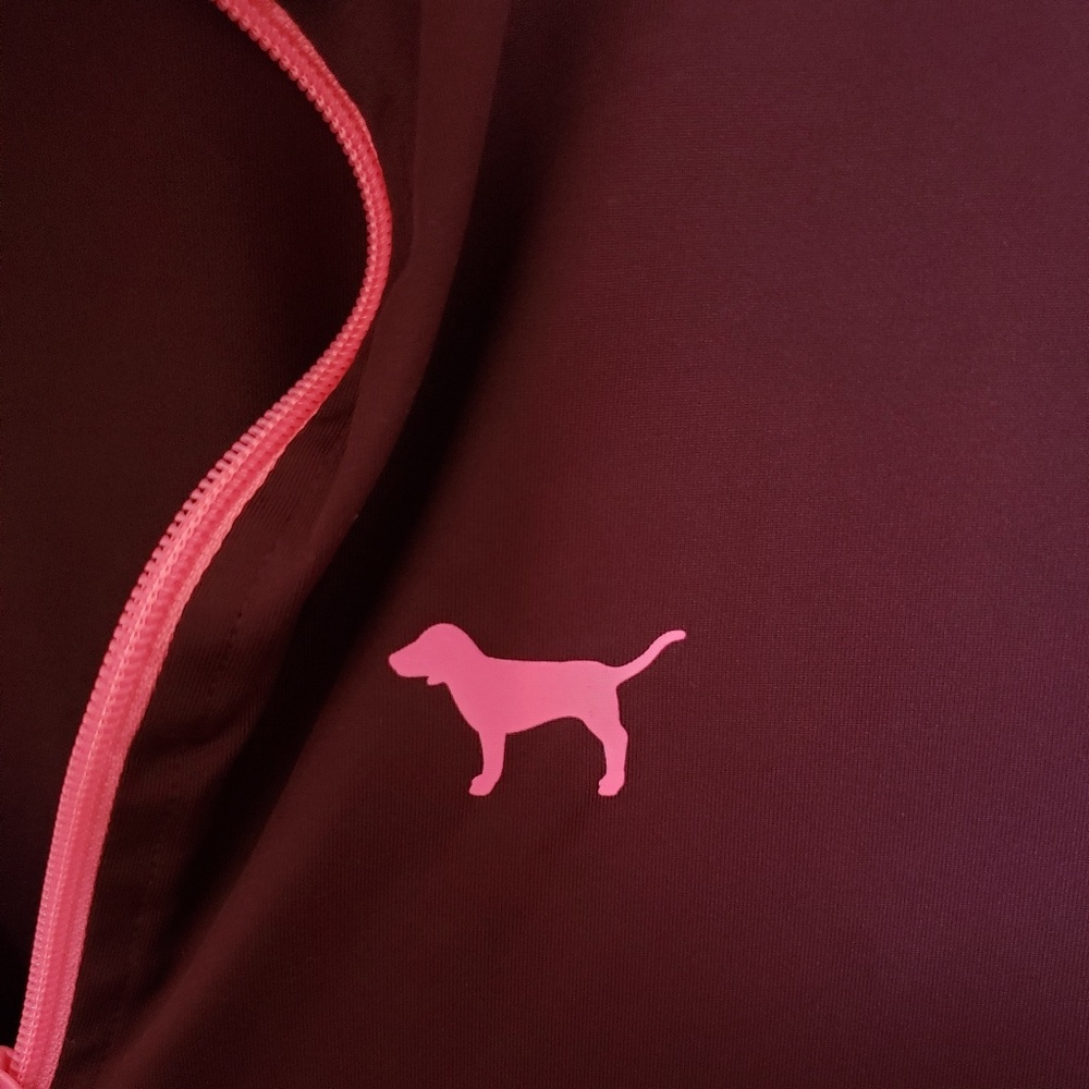 Lightweight Pink Victoria Secret Half Zip Pullover - Picture 5 of 8